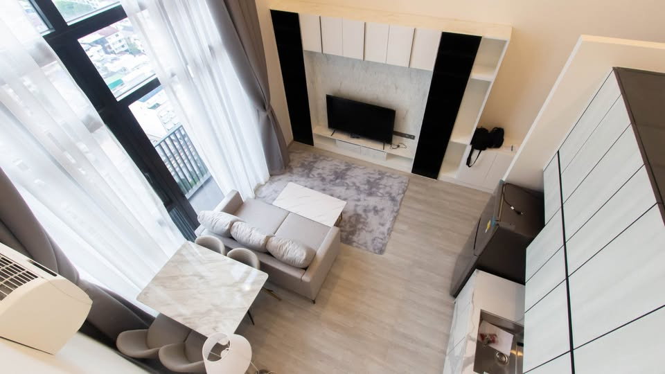 รูป 🔥[VR0155] ⭐️ ให้เช่า Duplex หายาก วิวสูง ชั้นดี | The Line Sukhumvit 101 (BTS ปุณณวิถี)🔥 - รูปที่ 2/16