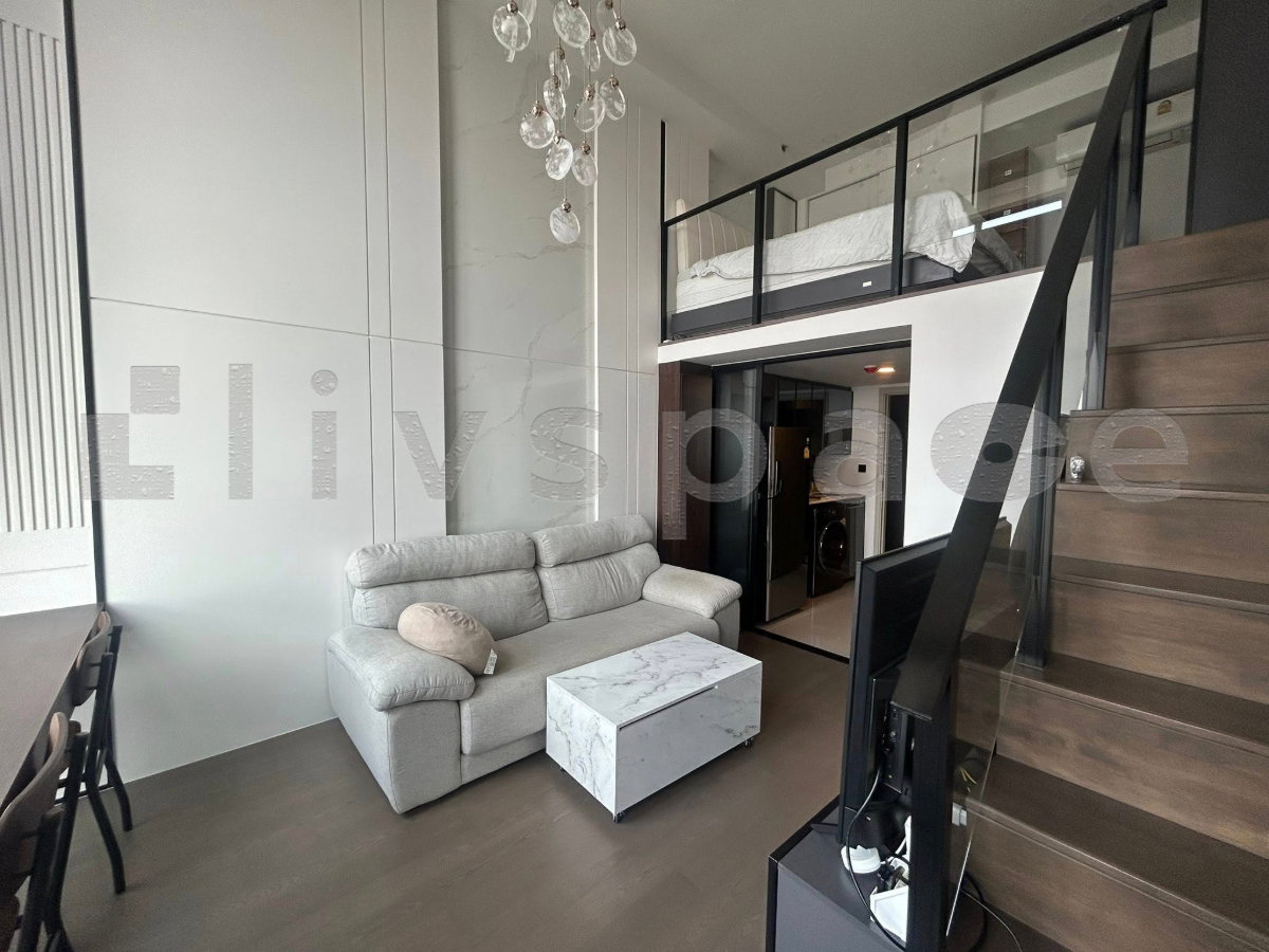 รูป ▚ LH174ツ ให้เช่า: Park Origin Chula-Samyan 1BR (Loft) 34ตรม. 32K🏙️✨ ห้องเพดานสูง Loft สเปกหรู ระบบออโต้ทั้งห้อง สัญญาขั้นต่ำ 6 เดือน! - รูปที่ 4/9