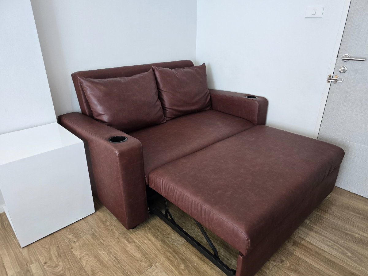 รูป ขายด่วน ISSI Condo สุขสวัสดิ์ ติด MRT สายสีม่วง ห้องใหม่ เฟอร์ครบ - รูปที่ 4/17