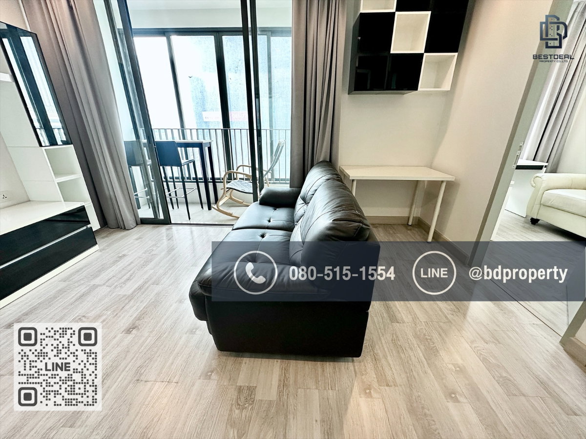 รูป Bestdeal ขายด่วน 2 ห้องนอนขนาด 45 sqm.ขายเพียง 6.99 ล้านเท่านั้น ตกแต่งสวย เฟอร์ครบ ใกล้MRT และ เซ็นทรัลพระราม 9 เพียง 80 ม. - รูปที่ 9/17