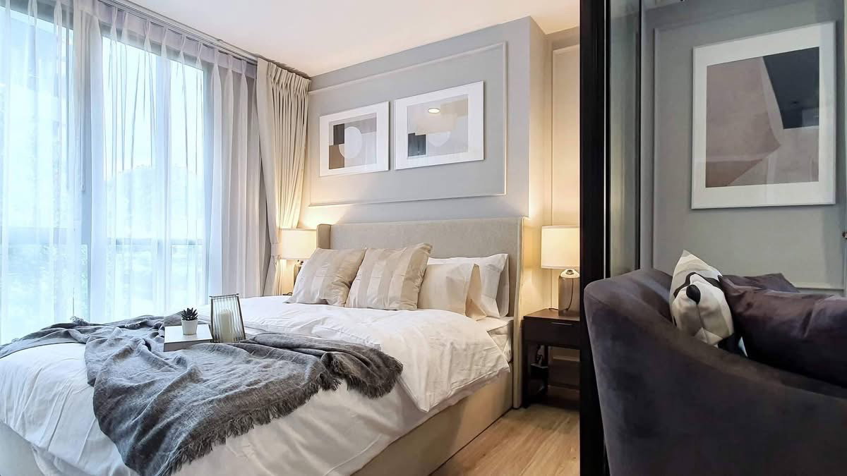 รูป ให้เช่าด่วน🔥🔥🔥เดอะ เบลกราเวีย (รัชดา-ลาดพร้าว 15)🏡  ✅️ห้องว่างให้เช่า 1 มีนาคม 2569✅️  👍ขนาดห้อง 30 ตร.ม. ชั้น2 - รูปที่ 4/8
