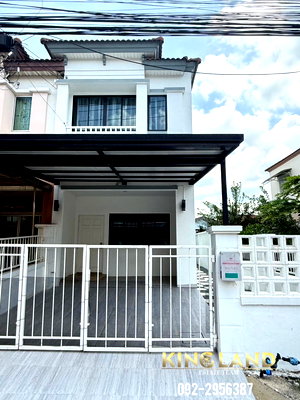 เช่าทาวน์โฮม ม.กรุงเทพ ศูนย์รังสิต : #ให้เช่าทาวน์เฮาส์2ชั้นหลังมุมมินิมอล+ ฟรีNetflix บ้านรีโนเวทใหม่สีขาว ม.ธรรมศาสตร์ รังสิต หมู่บ้านนอร์ธเทิร์นโนวา ซอยโรงกษาปณ์ คลอง 1 