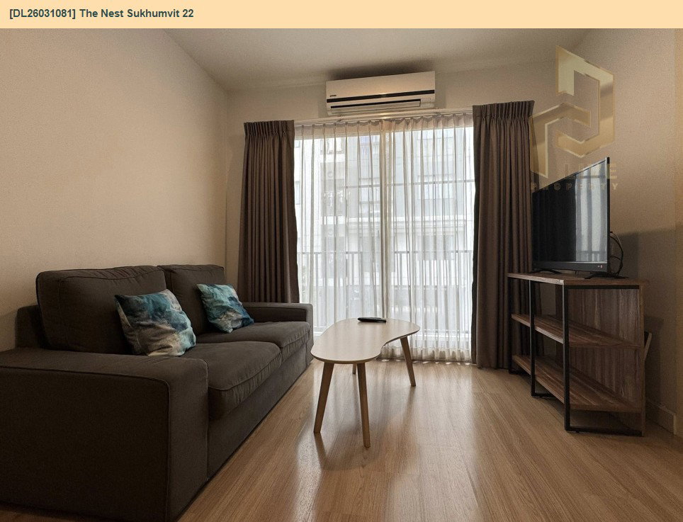 รูป DL26031081 ให้เช่าคอนโด เดอะ เนสท์ สุขุมวิท 22 (The Nest Sukhumvit 22) ใกล้ BTS พร้อมพงษ์ พร้อมเข้าอยู่ โทรด่วน 0800343450 LineID @655ebbvc - รูปที่ 2/7
