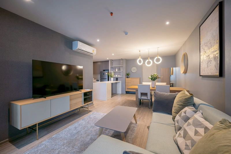 รูป #ให้เช่า / #ขาย คอนโด 🏠 Rhythm Ekkamai ใกล้ BTS เอกมัย ✨ Size 120 Sqm. | 3 Beds 3 Bath | ห้องใหญ่ Build-in ครบพร้อมเข้าอยู่ - รูปที่ 3/16