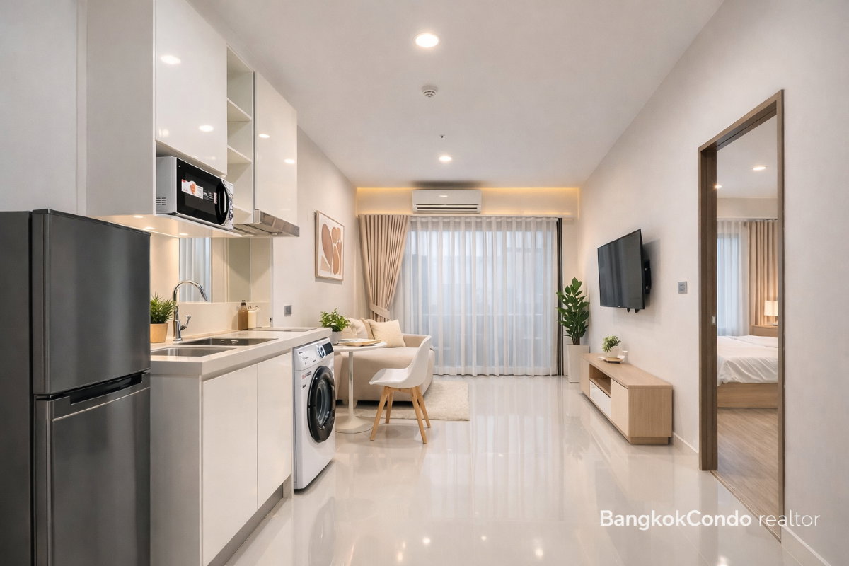 รูป 🍀🍀 Cozy room🍀 ให้เช่า📌 เดอะ สกาย สุขุมวิท (Line:@rent2022)BTS อุดมสุข ✨พร้อมเข้าอยู่  ✨ A10955  - รูปที่ 6/11