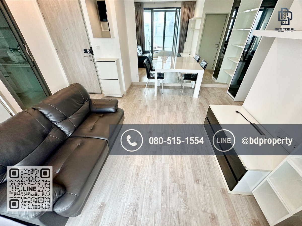 รูป Bestdeal ขายด่วน 2 ห้องนอนขนาด 45 sqm.ขายเพียง 6.99 ล้านเท่านั้น ตกแต่งสวย เฟอร์ครบ ใกล้MRT และ เซ็นทรัลพระราม 9 เพียง 80 ม. - รูปที่ 3/17