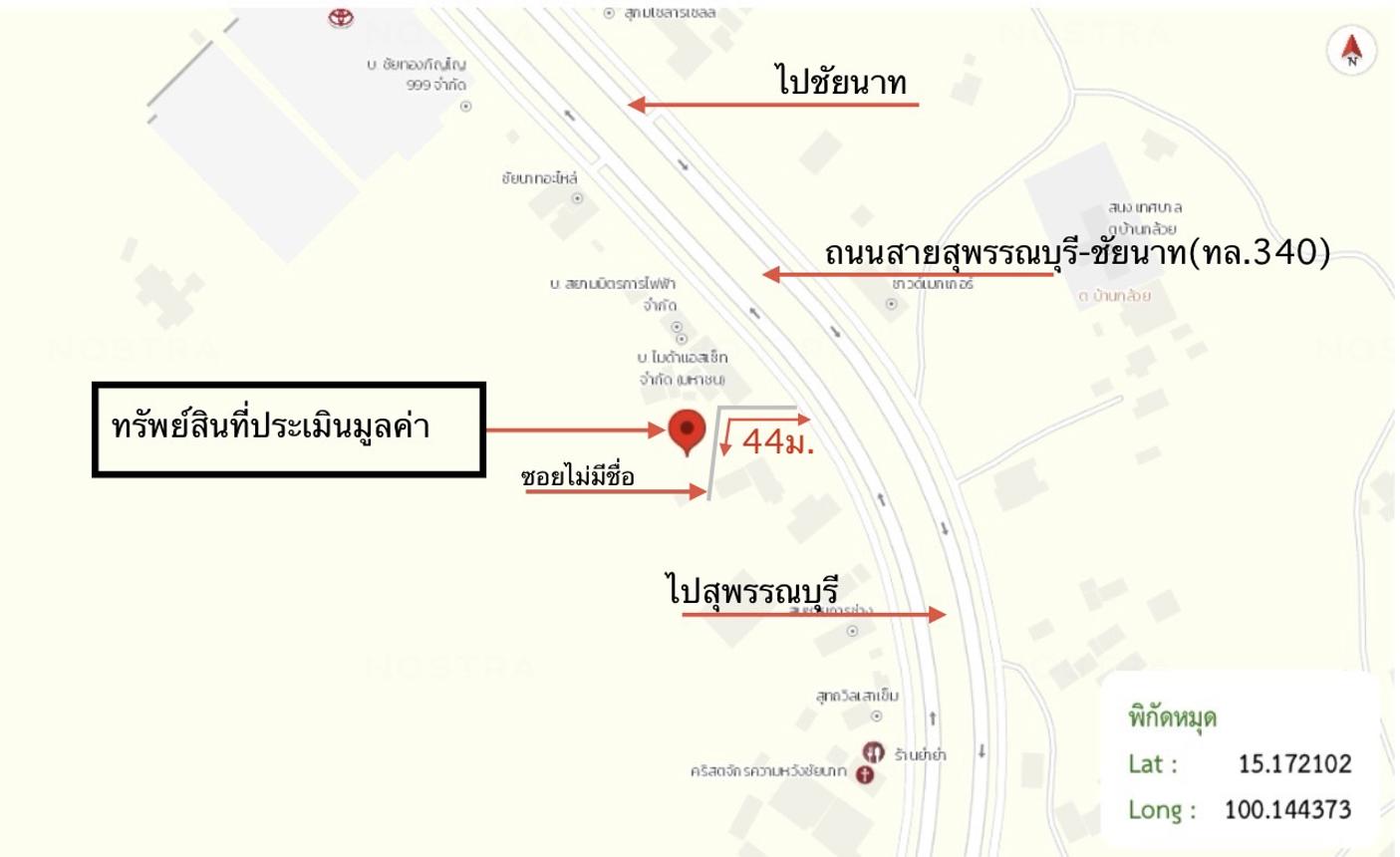 รูป ที่ดินว่างเปล่า สำหรับขาย - บ้านกล้วย เมืองชัยนาท ชัยนาท - รูปที่ 16/16