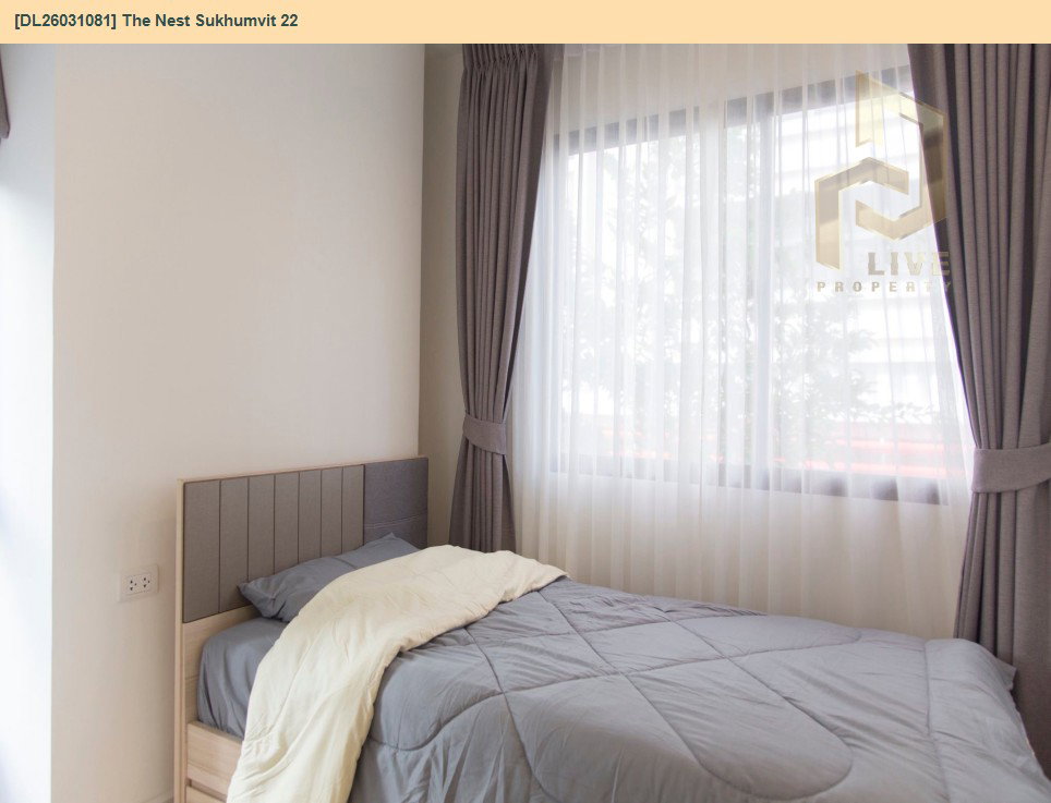 รูป DL26031081 ให้เช่าคอนโด เดอะ เนสท์ สุขุมวิท 22 (The Nest Sukhumvit 22) ใกล้ BTS พร้อมพงษ์ พร้อมเข้าอยู่ โทรด่วน 0800343450 LineID @655ebbvc - รูปที่ 4/7