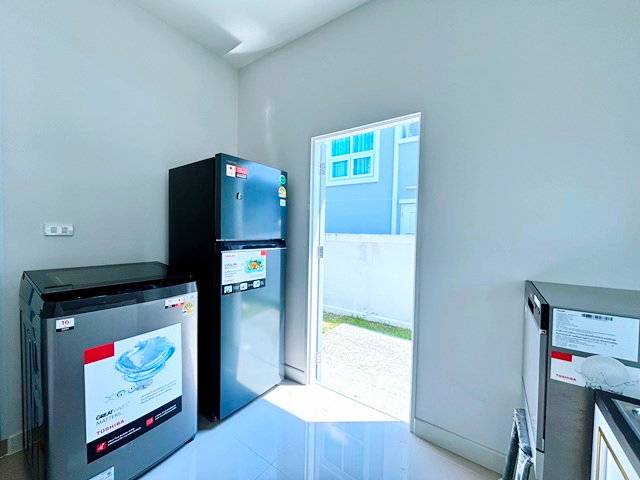 รูป อยู่วิทยา ใกล้ มเทคโนโลยีมหานคร 900ม.บ้านเดี่ยว 2ชั้น สระว่ายน้ำ 52ตร.วา 4นอน บิ๊กซี หนองจอก2.23กม. แม็คโคร 5แอร์ 3น้ำ - รูปที่ 8/8