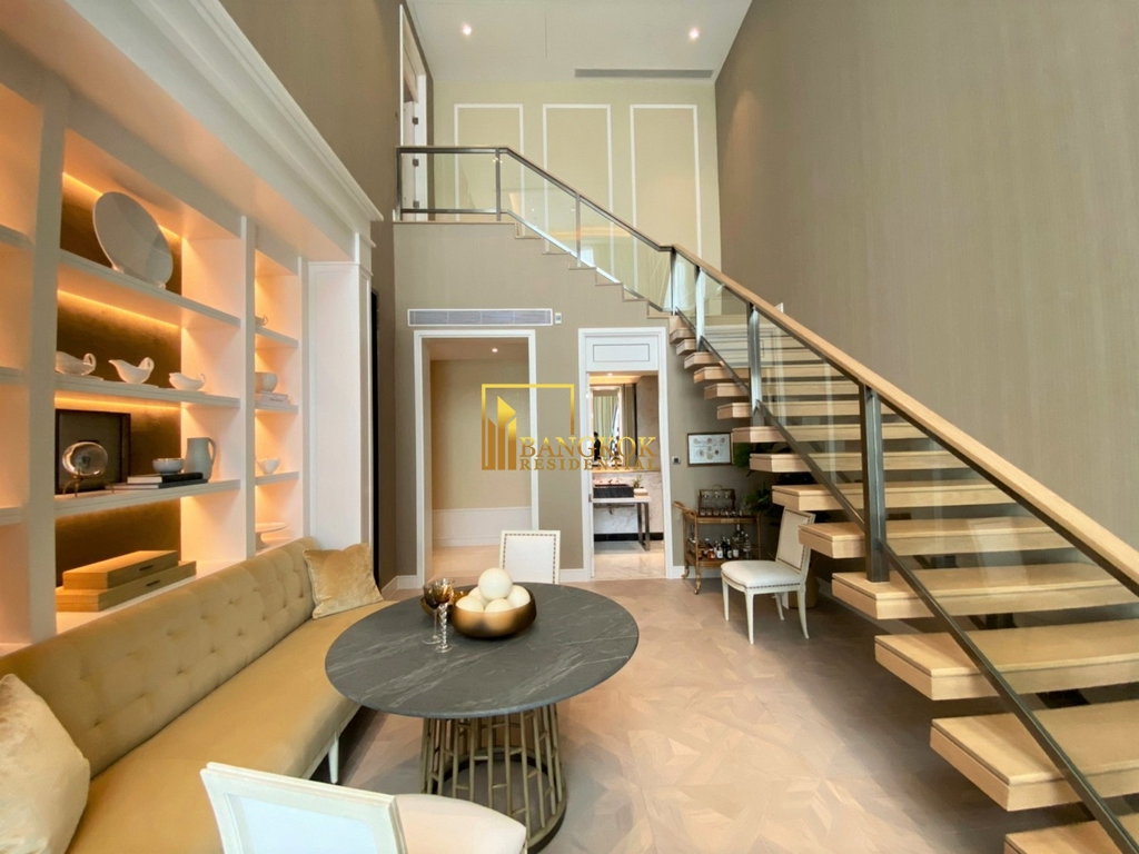 รูป Mandarin Oriental Bangkok | Gorgeous 2 Bed Duplex Condo With River Views - BR12207CD - รูปที่ 4/32