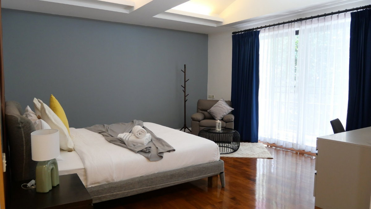 รูป บ้านเดี่ยวให้เช่า ย่านปรีดี พร้อมสระว่ายน้ำ เข้าอยู่ได้ทันที เฟอร์ครบ ใกล้โรงเรียน St Andrews International School Bangkok 🏫 - รูปที่ 25/41