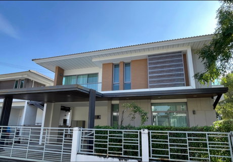 รูปภาพ 2-story detached house for rent in Perfect Place Rattanathibet - Thaima Station. Beautiful and ready to move in. Interested? Add Line: @841qqlnr