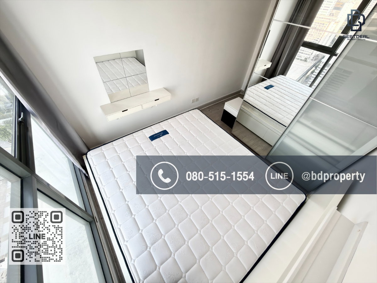 รูป estdeal ให้เช่า Duplex 2 Bed  ราคา 26,000 เดือนเท่านั้น ห้องสวย Fully Furnished พร้อมเข้าอยู่ใกล้MRT และ เซ็นทรัลพระราม 9 เพียง 80 ม. - รูปที่ 9/16