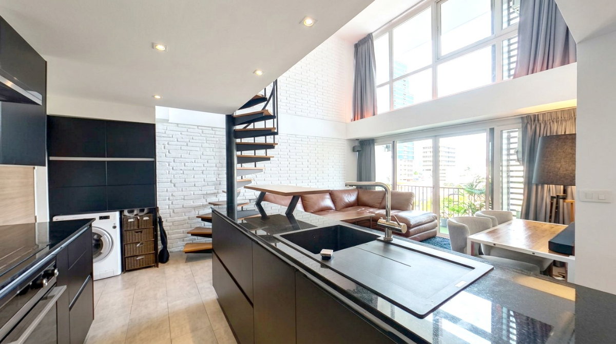 รูป RS5456 ให้เช่า คอนโด DLV Thonglor 20 Duplex ชั้นบนสุด ใกล้ BTS ทองหล่อ - รูปที่ 2/18