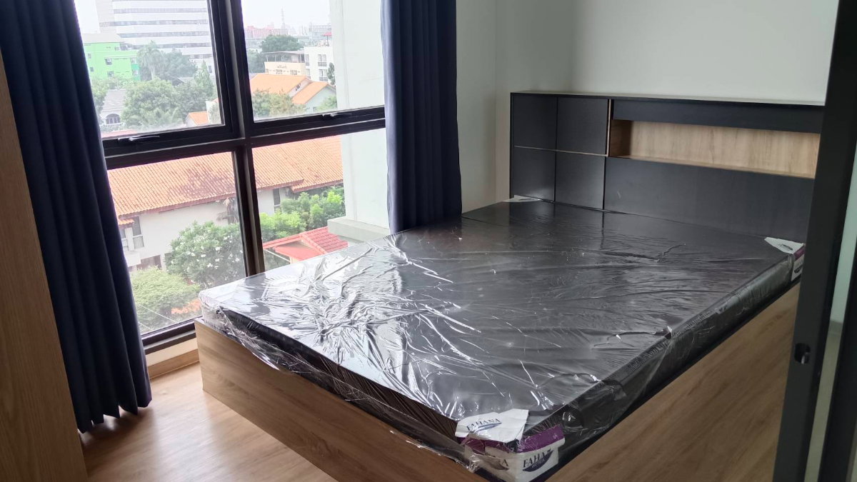 รูป CYBIQ รามคำแหง 24 ห้องใหม่กริ๊บ 13,500/เดือน (1 ปี) | 15,600 (6 เดือน) เลี้ยงสัตว์ได้ 🐶✨ - รูปที่ 1/9