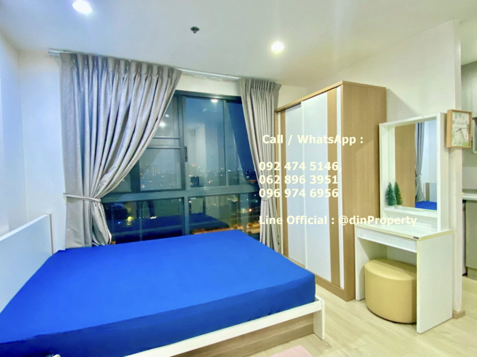 รูป ให้เช่า ไอดีโอ สาทร ท่าพระ 1 ห้องนอน 22 ตรม  ใกล้ BTS โพธิ์นิมิตร. The Mall Thapra - รูปที่ 4/6