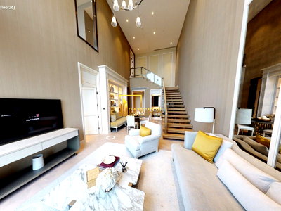 Condos for sale iconsiam : Mandarin Oriental Bangkok | Gorgeous 2 Bed Duplex Condo With River Views - BR12207CD