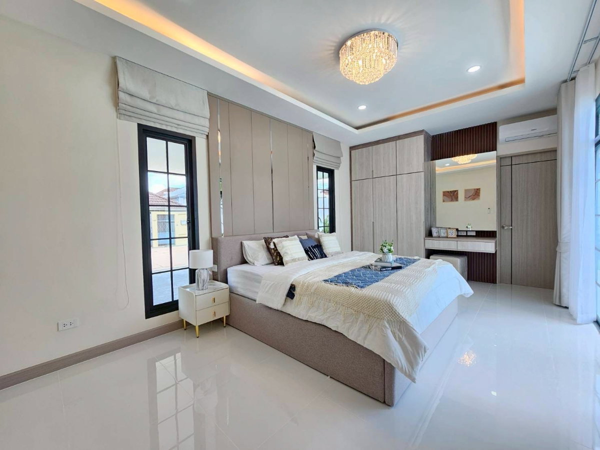 รูป ขายบ้านเดี่ยวหรูในพัทยา ทำเลทอง ใกล้โรงเรียนนานาชาติ - รูปที่ 5/20