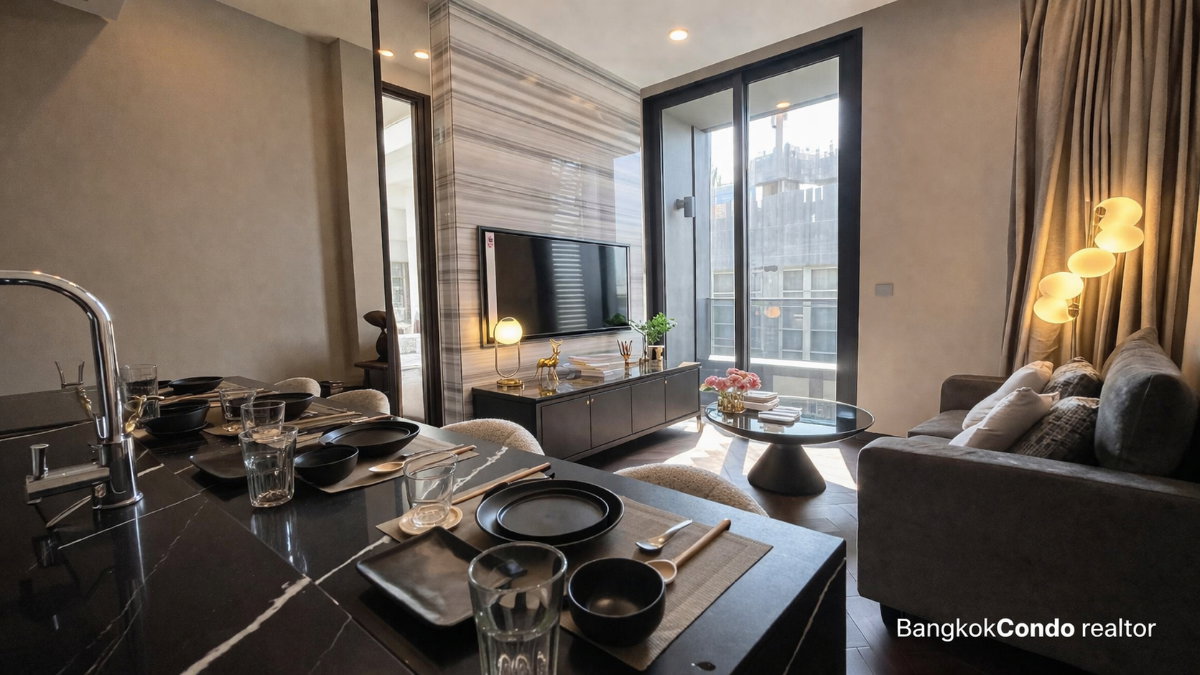 รูป 🍀🍀Prime Condo Location 🚆ให้เช่า📌 ดิ เอส สุขุมวิท 36 (Line:@rent2022)BTS ทองหล่อ✨พร้อมเข้าอยู่ ✨ A06182 - รูปที่ 5/10