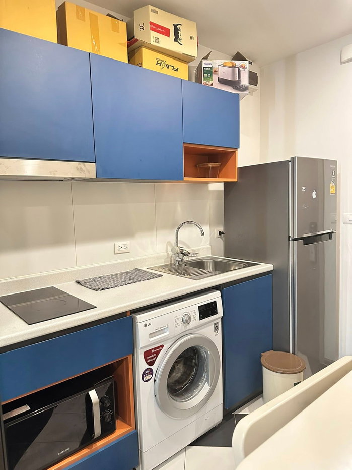 รูป 🔥 ทำเลเทพ ติด BTS 0 เมตร! The Base สะพานใหม่ ✨ ชั้น 10 อาคาร B ✨ เครื่องซักผ้าครบ พร้อมอยู่ 13,000.- 🚆💎 - รูปที่ 8/23