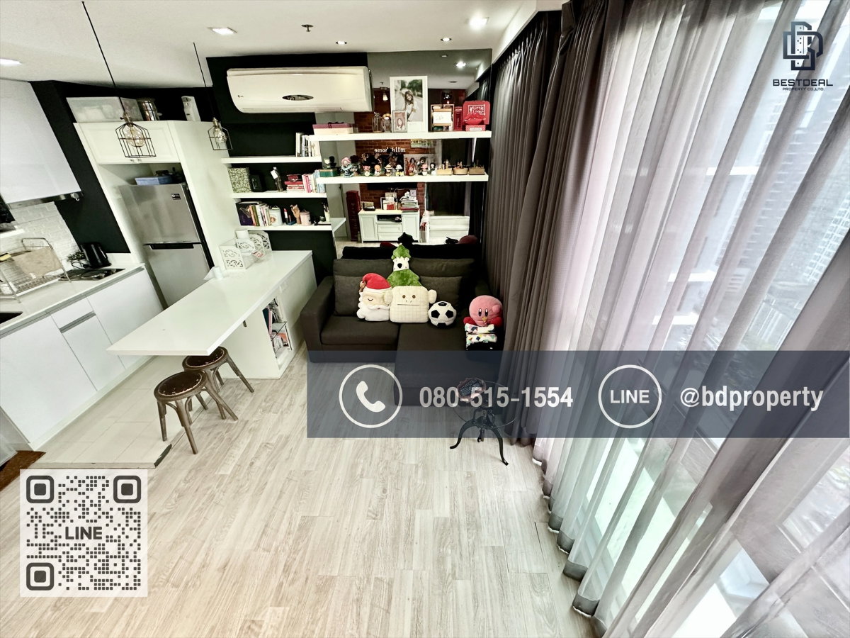 รูป Bestdeal ขายด่วน Duplex 1 Bed พิเศษ 5.19 ล้านเท่านั้น ห้องสวยเฟอร์นิเจอร์และเครื่องใช้ไฟฟ้าครบ "IDEO MOBI RAMA 9” ใกล้MRT และ เซ็นทรัลพระราม 9  - รูปที่ 8/12
