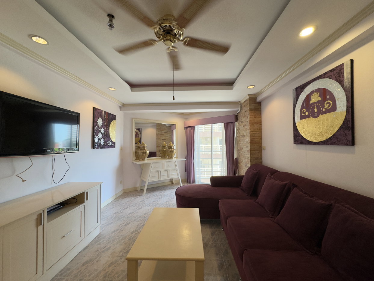 รูป 1 Bed Condo for Rent at Jomtien Beach Condominium in Pattaya - รูปที่ 1/14