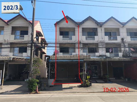 อาคารพาณิชย์ สำหรับขาย - บ้านกลาง เมืองลำพูน ลำพูน