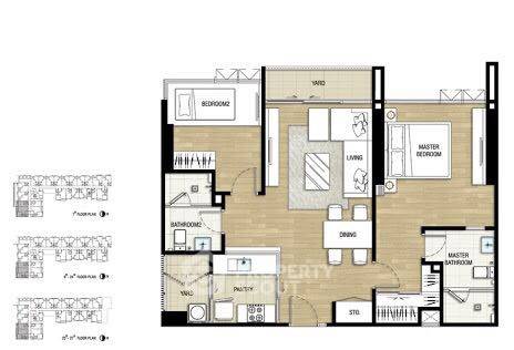 รูป คอนโด 2-ห้องนอน ที่ เดอะ รูม สุขุมวิท 69 ใกล้ BTS พระโขนง (ID 511092) - รูปที่ 9/9