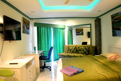 Condos for rent : Studio Condo for Rent at Jomtien Beach Condominium in Pattaya