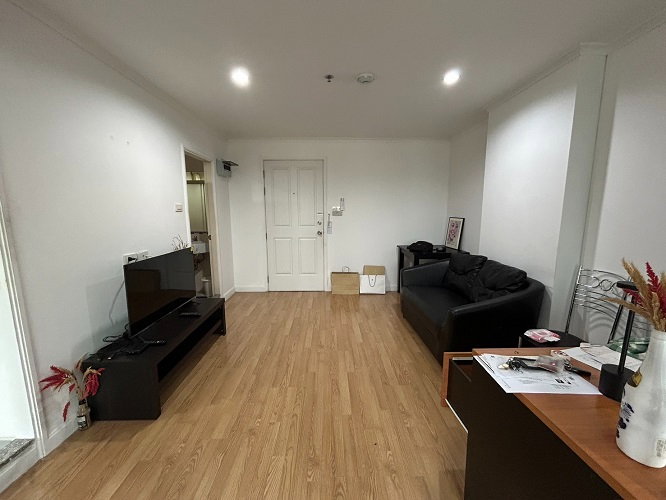 รูป ลุมพินี เพลส พระราม 8 ห้องกว้าง พร้อมอยู่ ใกล้มหาวิทยาลัย และ โรงพยาบาลศิริราชเลยค่ะ  - รูปที่ 2/7