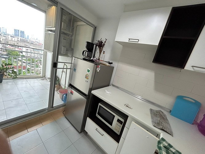 รูป ลุมพินี เพลส พระราม 8 ห้องกว้าง พร้อมอยู่ ใกล้มหาวิทยาลัย และ โรงพยาบาลศิริราชเลยค่ะ  - รูปที่ 5/7