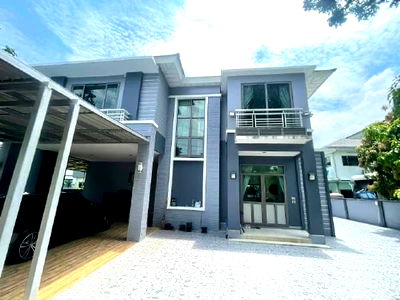 เช่าบ้านเดี่ยว กระทรวงมหาดไทย : LTHC6799 – House FOR RENT in Rama 9 4 beds 3 baths 100 sq.M.Near Huamark station ONLY 125k/month