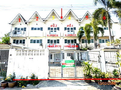 TOWN HOUSE 59 Sq.w. Taling Chan Bangkok for 7.5M