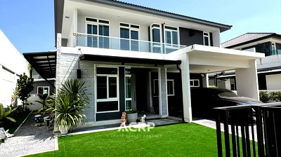 Houses for rent Bang Plee Samut Prakarn : For Rent Detached House, Mantana 2, Bangna Km.7<br />Next to Rajavinit Bangkaew School