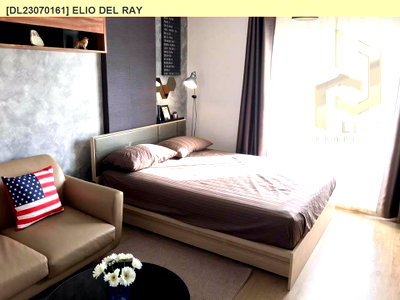 Condos for rent BTS Udom Suk : DL23070161 For Rent: ELIO DEL RAY Condo, Ready to Move In. ID @655ebbvc