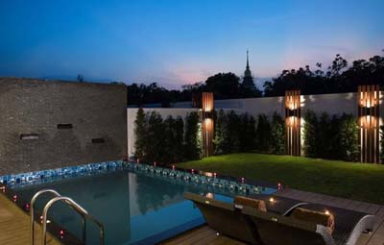 รูป ขายบ้าน สไตล์ล้านนาโมเดิร์น พูลวิลล่า ท่าวังตาล สารภี ใกล้โรงเรียนนานาชาติคริสเตียนเยอรมันเชียงใหม่ - รูปที่ 3/8