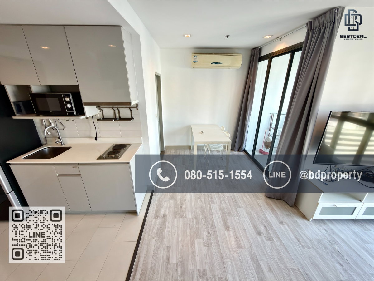 รูป estdeal ให้เช่า Duplex 2 Bed  ราคา 26,000 เดือนเท่านั้น ห้องสวย Fully Furnished พร้อมเข้าอยู่ใกล้MRT และ เซ็นทรัลพระราม 9 เพียง 80 ม. - รูปที่ 4/16