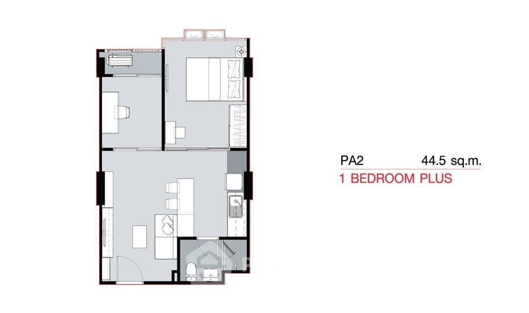 รูป คอนโด 1-ห้องนอน ที่ ศุภาลัย ซิตี้ รีสอร์ท สุขุมวิท 107 ใกล้ BTS แบริ่ง (ID 2060231) - รูปที่ 12/26