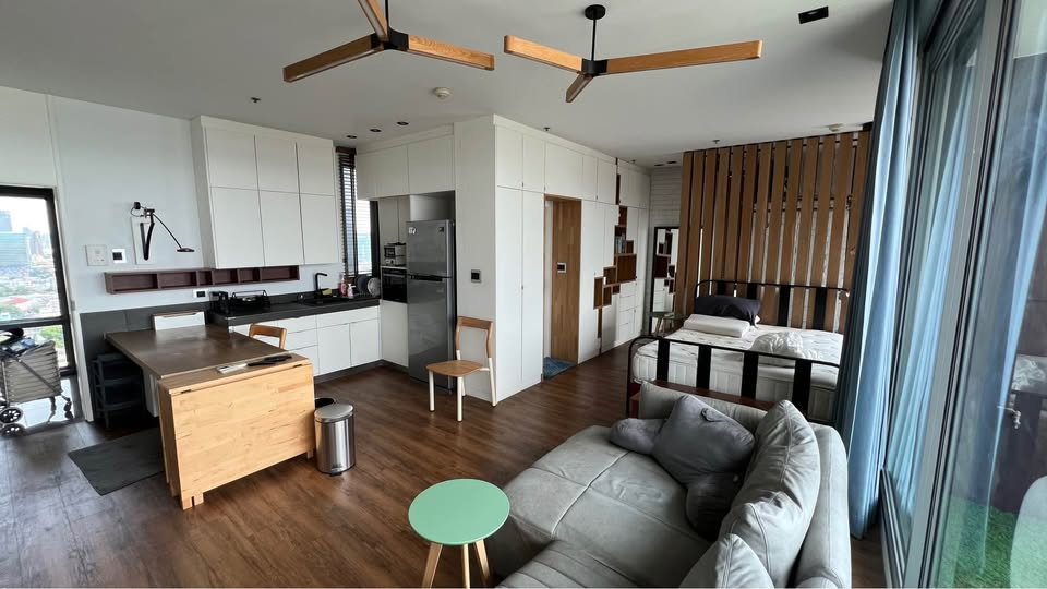 รูป K-061💢เช่า22,000 🌵🌈 Vantage รัชวิภา 🌵🌈ห้องมุม ได้วิวทั้งเหนือและใต้ ตกแต่งพร้อมอยุ่ เฟอร์นิเจอร์ครบตามรูป - รูปที่ 3/16