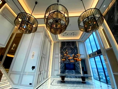 Condos for rent : LTHC6579 – The Esse Asoke FOR RENT 3 beds 4 baths Size 244 Sq.M.Near BTS Asok stations ONLY 550k/month