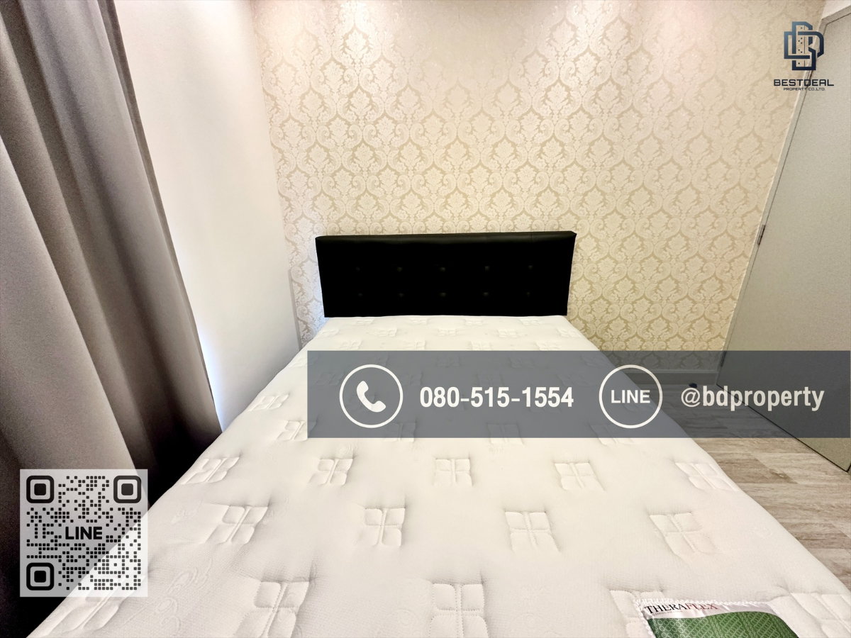 รูป Bestdeal ขายด่วน 2 ห้องนอนขนาด 45 sqm.ขายเพียง 6.99 ล้านเท่านั้น ตกแต่งสวย เฟอร์ครบ ใกล้MRT และ เซ็นทรัลพระราม 9 เพียง 80 ม. - รูปที่ 6/17