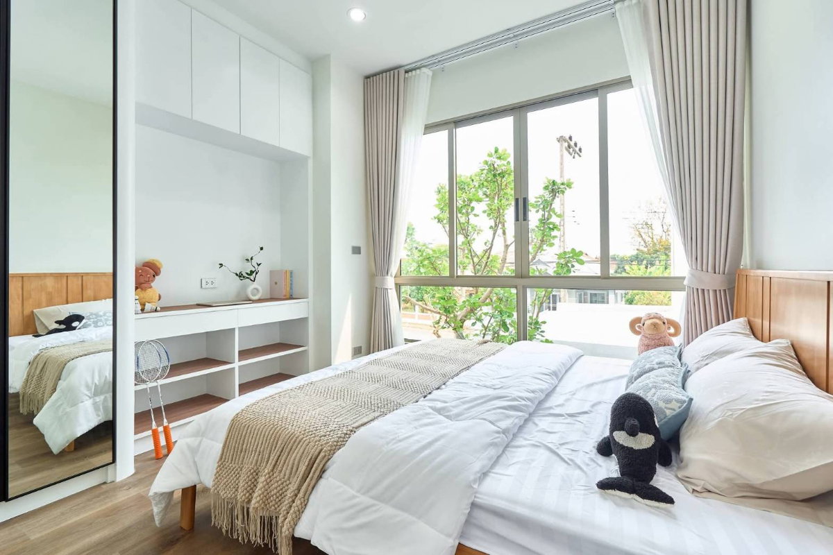 รูป ขายบ้าน Pool Villa สไตล์โมเดิร์น แม่เหียะ-เชียงใหม่  ใกล้สนามบินเชียงใหม่และ Central Airport (HA392) T.0946511456 - รูปที่ 12/18