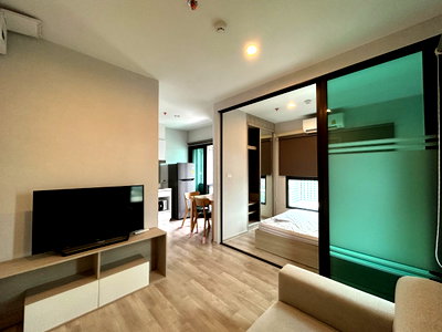 Condos for rent : 🌳 Condo for rent: Privacy Rama 9, size 23.40 sq m., 1 bedroom🍊corner room. Please contact to view the room at 0993529495