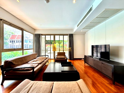 Condos for rent Suankularb Wittayalai School : Spacious 3 Bedroom Apartment With Large Private Terrace - BR0640AP