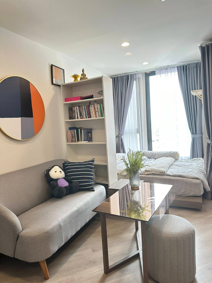 รูป 🔥 ทำเลเทพ ติด BTS 0 เมตร! The Base สะพานใหม่ ✨ ชั้น 10 อาคาร B ✨ เครื่องซักผ้าครบ พร้อมอยู่ 13,000.- 🚆💎 - รูปที่ 16/23