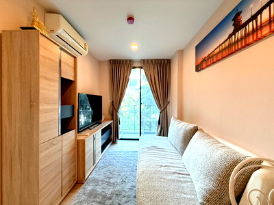 คอนโดให้เช่า : ให้เช่า คอนโด เมโทร ลักซ์ ริเวอร์ฟรอนท์ รัตนาธิเบศร์ Metro Luxe Riverfront Rattanathibet ใกล้รถไฟฟ้า MRT สายสีม่วงสถานีไทรม้า ประมาณ 5 นาทีเท่านั้น