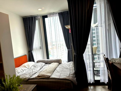Condos for rent : 🔥 0 m. to BTS Sai Yud! The Base Saphanmai | Building B, 10th Floor | 28 sqm | Fully Furnished with Washing Machine  ✨