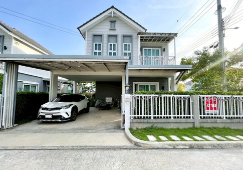#ให้เช่าบ้านเดี่ยวหลังมุม | Grand Sivarom บางปู 109  (4 ห้องนอน 3 ห้องน้ำ)  ทำเลดี ใกล้นิคมบางปู เหมาะอยู่อาศัย / ครอบครัว / ต่างชาติ 