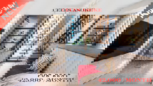 รูปภาพ 🍀🍀 Beautiful Room 🌸 📌 For Rent: Celes Asoke 🚆 Near BTS Asoke( Line: @rent2022 )✨ Ready to move in ✨  Property Code: A10956 