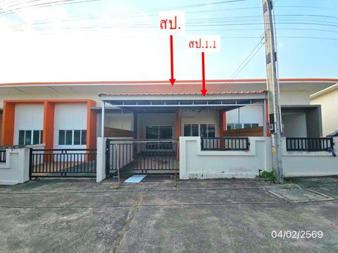 ทาวน์เฮ้าส์ สำหรับขาย แผ่นดินทอง ลีฟวิ่ง โฮมส์ 2 นิคมพัฒนา นิคมพัฒนา ระยอง